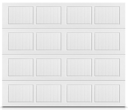 Grey residential garage door panel texture